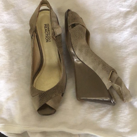 Womens summer wedge shoe - Picture 2 of 2